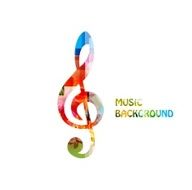Colorful musical background
