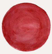 Grungy Red Circle Frame