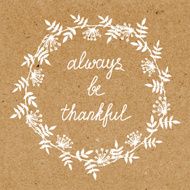 Thankful greeting card N3