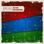Set of grunge vector background in layers and border N2