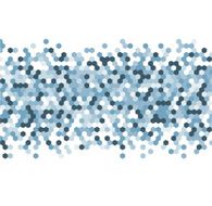 Honeycomb blue pattern N2