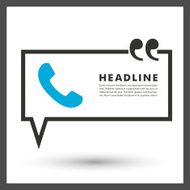 Vector speech bubble on a gray background N4
