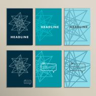 Abstract shapes on a bright vector background N3