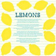 cartoon lemons
