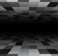 Perspective checkered surface N17