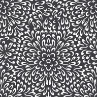 Seamless background made of exotic pattern in black color N5