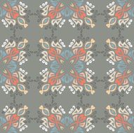 Seamless colorful background made of exotic pattern N29