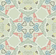 Seamless colorful background made of exotic pattern N33