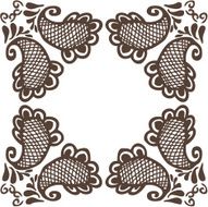 Seamless colorful background made of exotic pattern N38