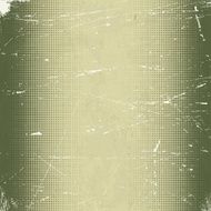 Old scratched card with halftone gradient N2
