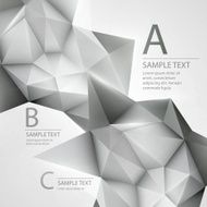 Abstract background with triangle Vector illustration