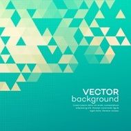 Blue geometric background with triangles Vector illustration N2