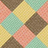 Seamless pattern with hand drawn hipster backgrounds N2