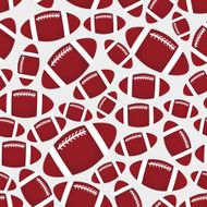 american football balls seamless color sport pattern eps10 N2