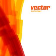 Vector background with orange blurred lines N2