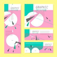 trendy banner template design N11