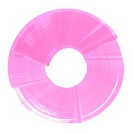 Pink Rough Grunge Brush Painted Texture Circle Frame