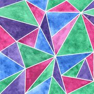 Triangle mosaic seamless pattern