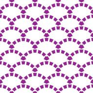 Vector Abstract Scalop Seamless Pattern N2