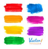Colorful brush strokes N2