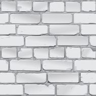 Background Brick wall gray Vector