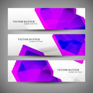 Set banner abstract illustration N6