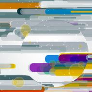 Futuristic abstract illustration N15