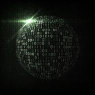 Digital code background N15
