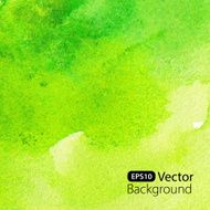 Abstract Green Watercolor Background N4