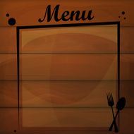 Menu card N10