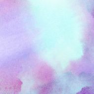 Abstract purple blue painted watercolor splash stain background