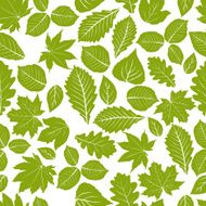 Beautiful leaves seamless pattern vector natural background N4