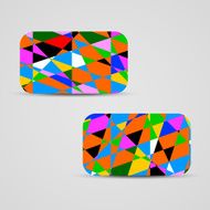 Vector business-card set for your design N310