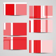 Vector business-card set for your design N311