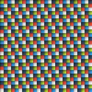 Seamless abstract pattern made of colorful small squares