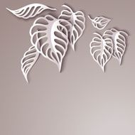 Paper Leaves Background N2