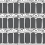 Antique colonnade pattern