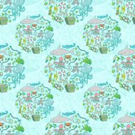 sea life pattern N4