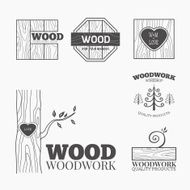 Wood products logo vector N3