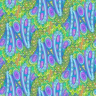 Handdrawn ornamental pattern