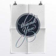 Vintage Thank You Poster