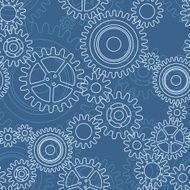 Seamless pattern of gear wheels N4