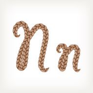 Braids hair font N17