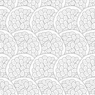 Vector line art texture waves abstract seamless pattern N2