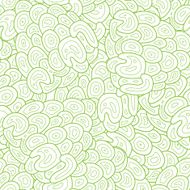 Vector Green Abstract Seaweed texture seamless pattern