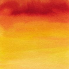 Colorful hand painted gradient red orange and yellow colors
