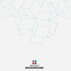 line cube pattern background