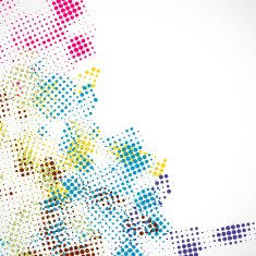 abstract colorful polka dot pattern background for design N6