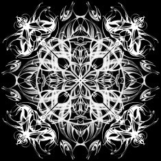 Mandala Decorative hand drawn lace pattern N15