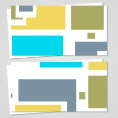 Vector business-card set for your design N210